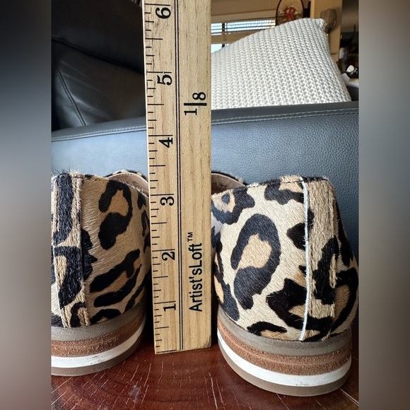 DR. SCHOLL’S FAXON REAL FUR DYED COW-HAIR LEOPARD LOAFER 6.5 - Picture 8 of 8